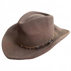 Outback Trading Co Wide Open Spaces Wool Hat 1336 Brown Adult